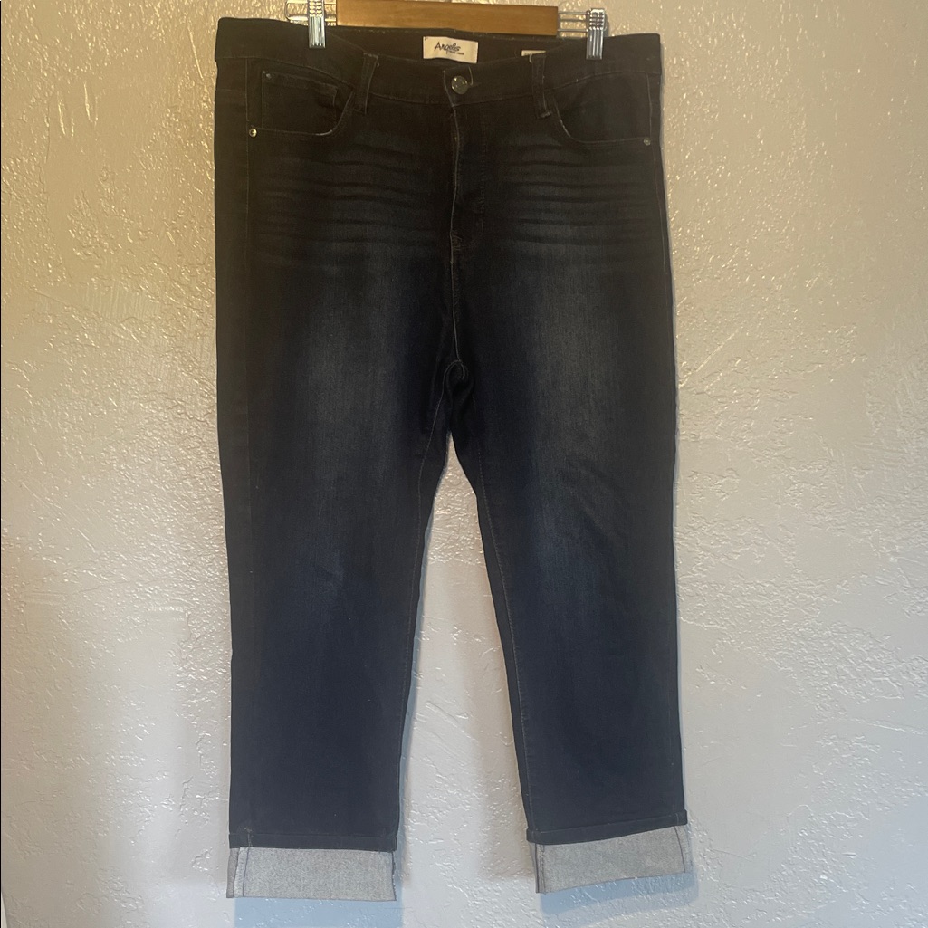 Angels Dark Blue Denim Jeans